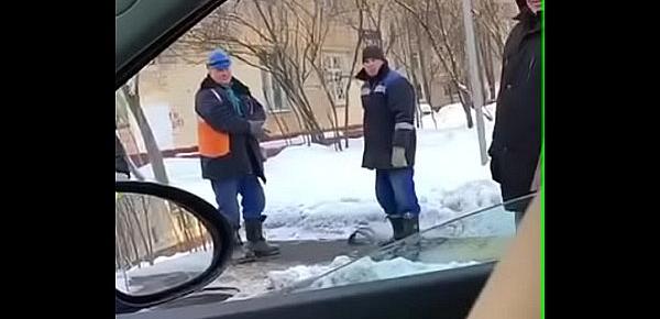  russian girl showing boobs for drivers